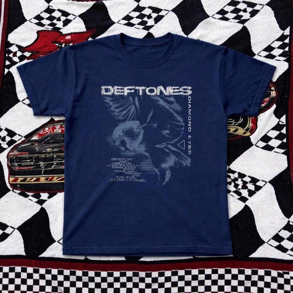 Navy Deftones Diamond Eyes Tour Tee